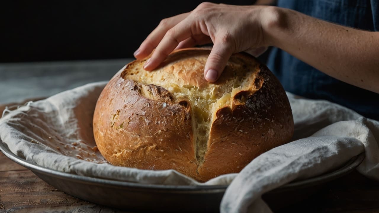  should i brush bread with butter before baking